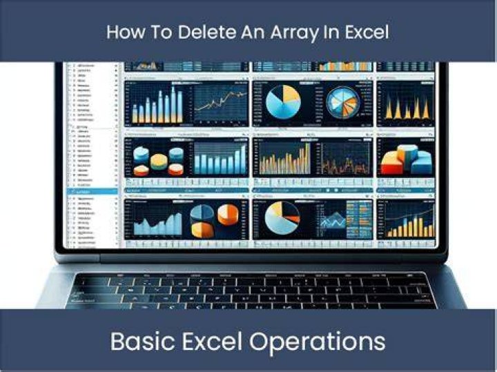 How to delete an array in excel