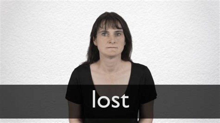How to pronounce lost