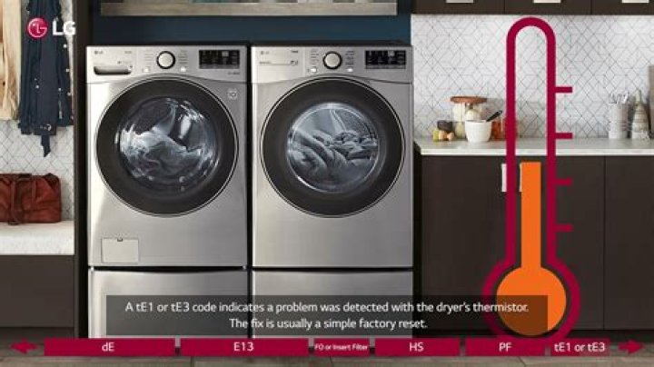 How to reset lg dryer