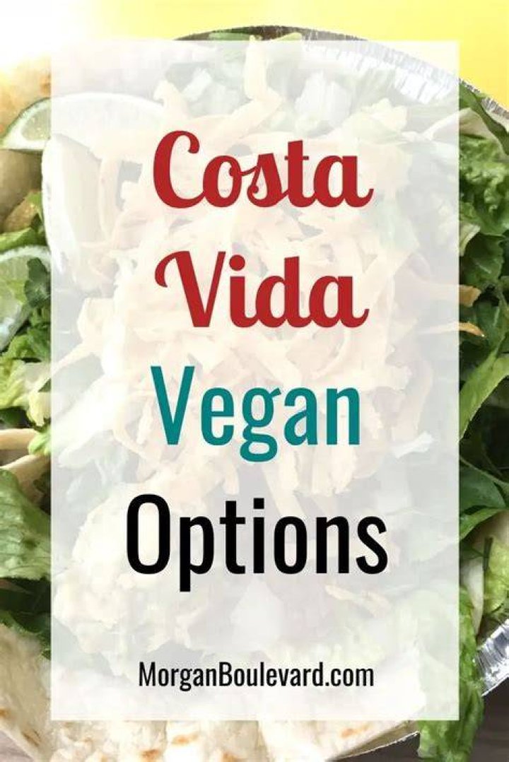 What is vegan at costa vida